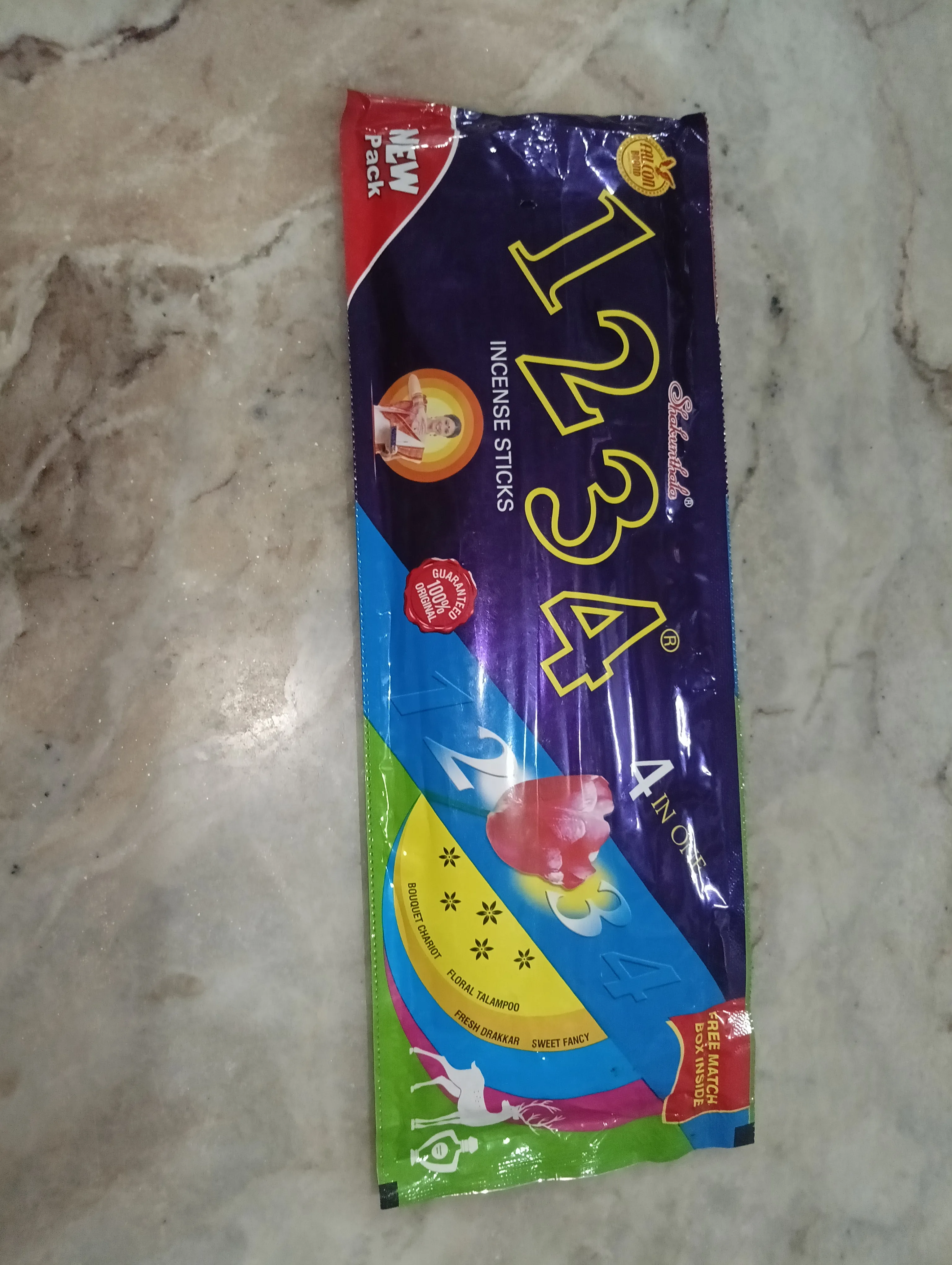 ONE TWO THREE FOUR Incense Sticks
